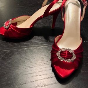 David’s Bridal Red High-heels